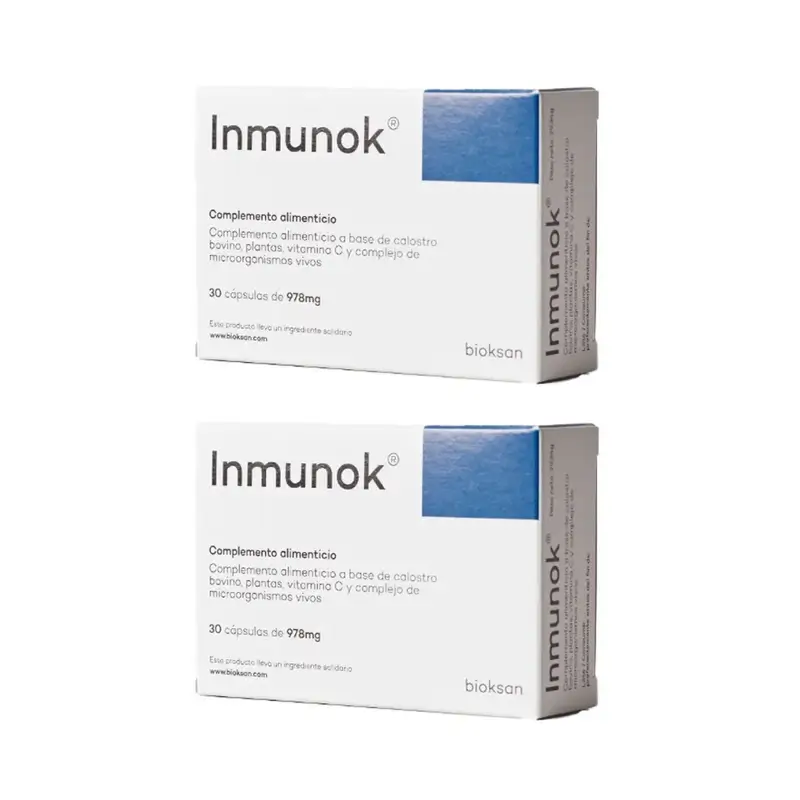 Bioksan Pharma Inmunok Complemento Alimenticio, 2X30 Cápsulas