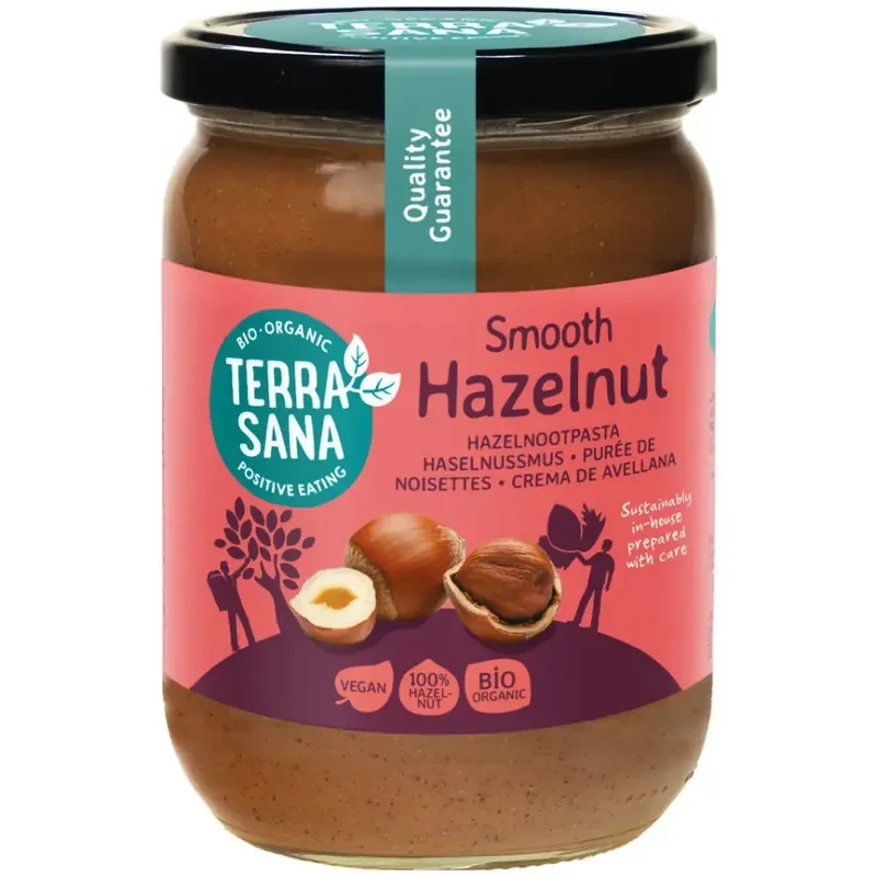 Terrasana Hazelnootpasta bruin bio