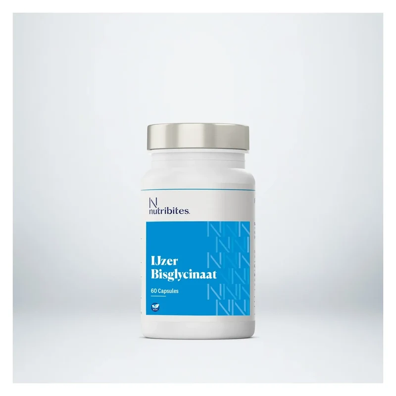 Nutribites IJzer bisglycinaat 60 vcaps