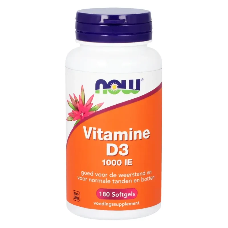 NOW Vitamine D3 25 mcg