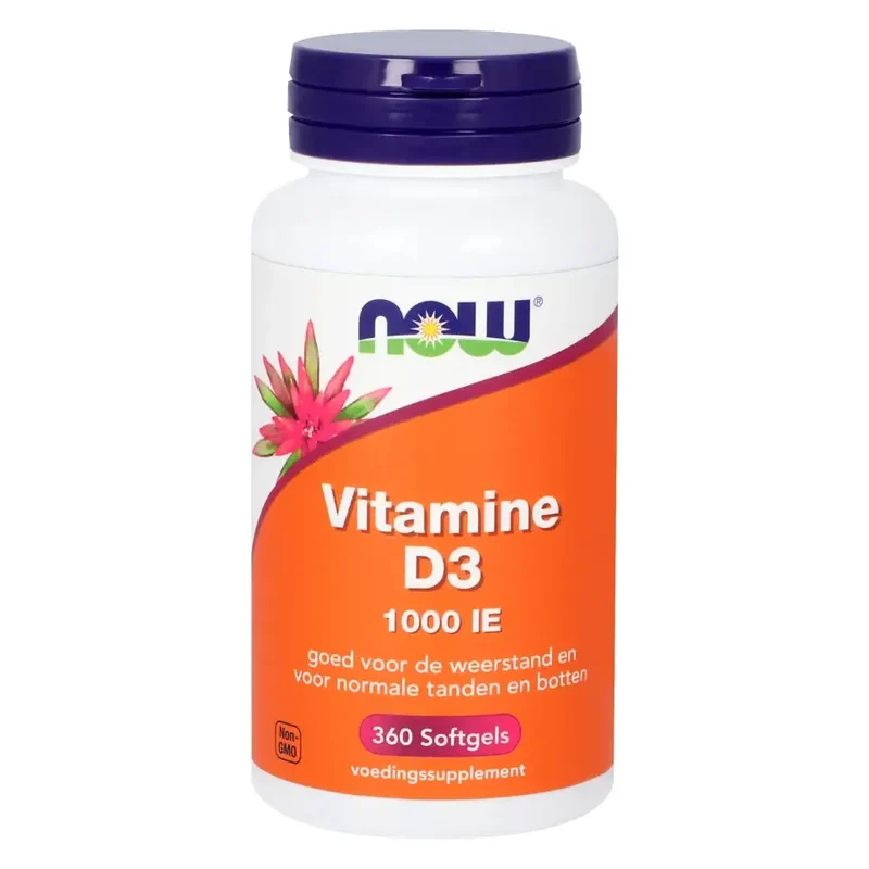NOW Vitamine D3 25 mcg