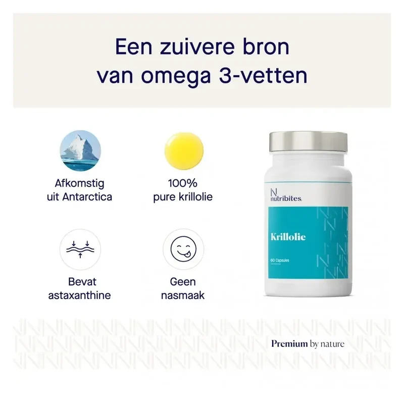 Nutribites Krillolie 60 capsules