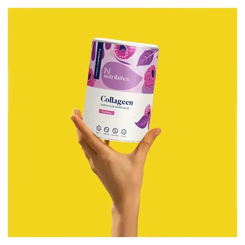 Nutribites Collageen framboos 360 gram