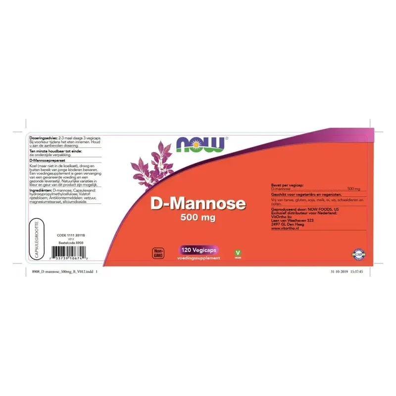 NOW D-Mannose 500 mg