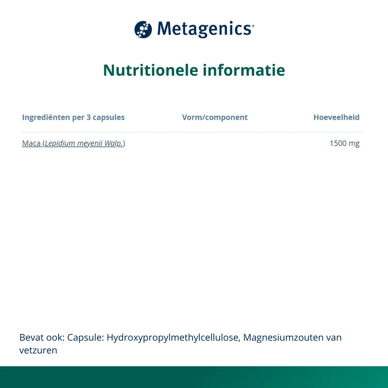 Metagenics Maca 500 90 vcaps