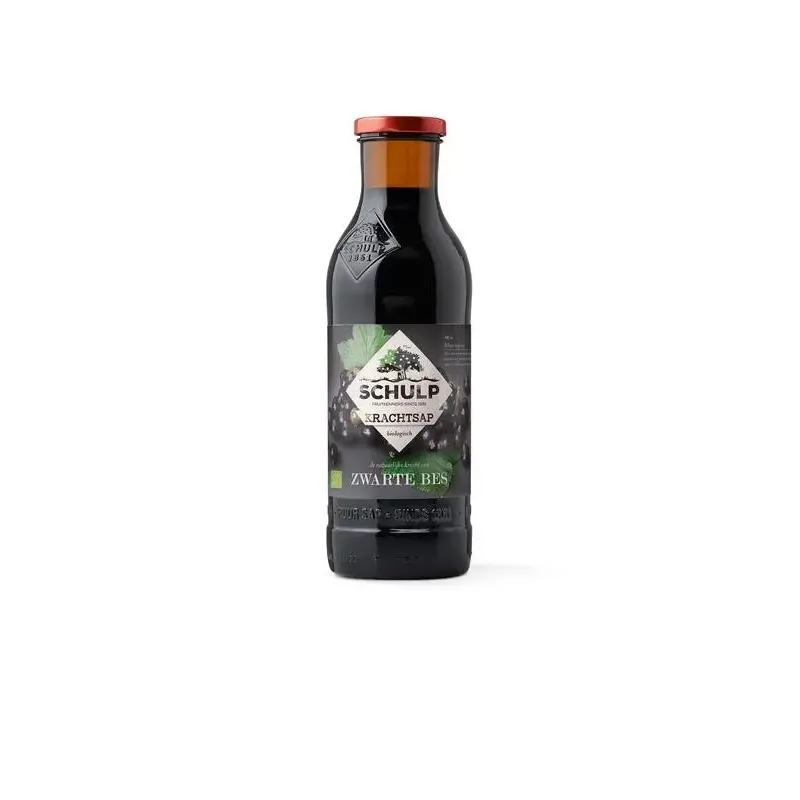Schulp Krachtsap zwarte bessensap biologisch 750 ml