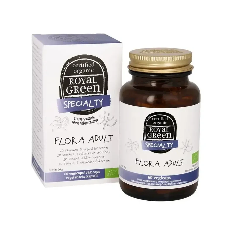 Royal Green Flora adult biologisch 60 vcaps