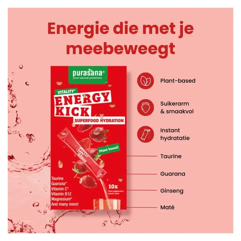 Purasana Hydration superfoods energy kick 45 gram