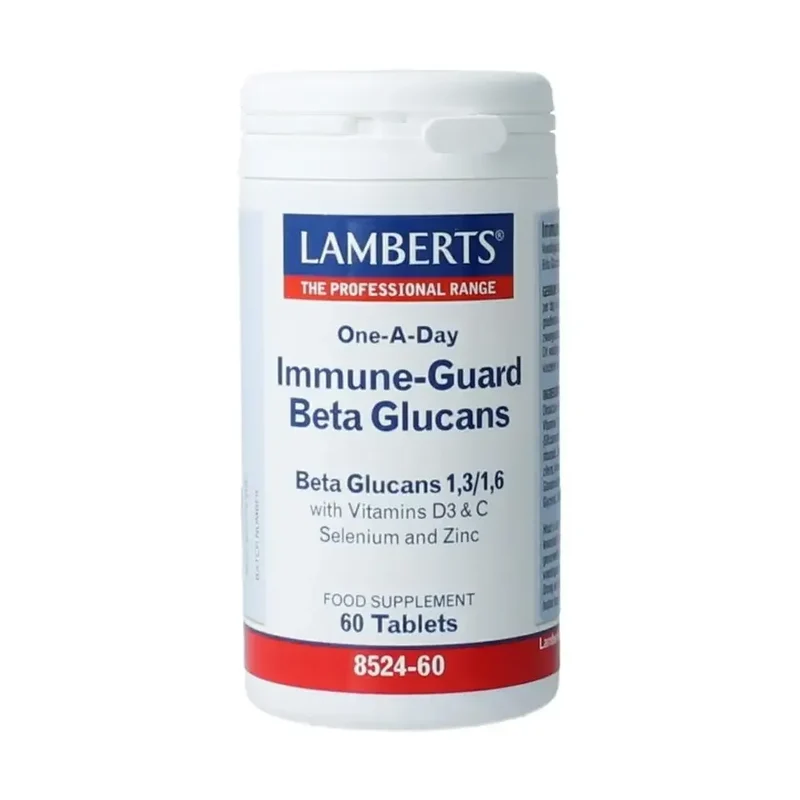 Lamberts Immune guard betagluc l8524-60 60 tabletten