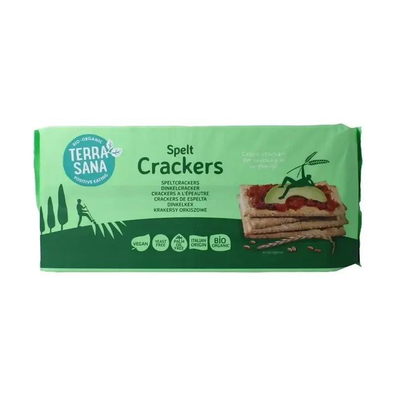 Terrasana Crackers spelt biologisch 250 gram