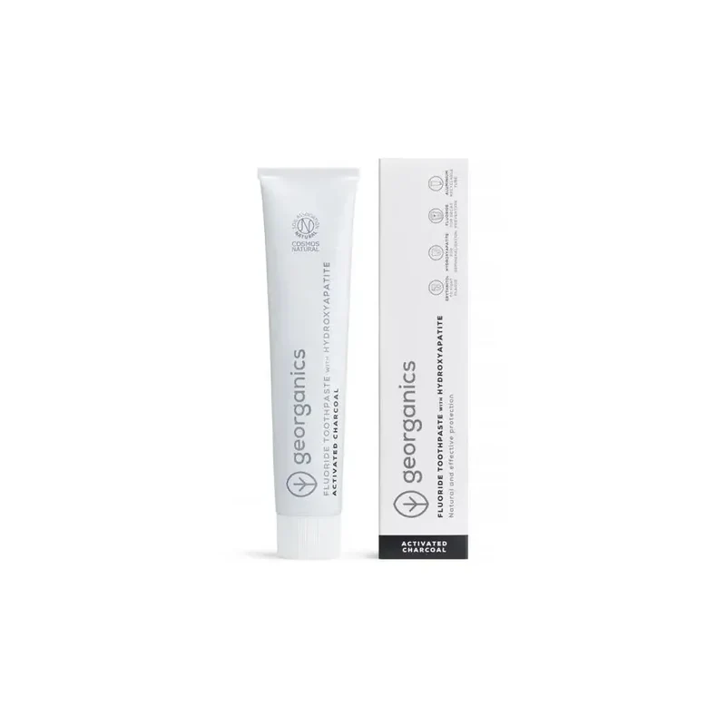 Georganics Fluor toothpaste charcoal tube 75 ml