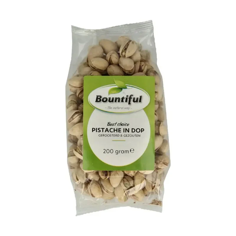 Bountiful Pistache in dop geroosterd en gezouten 200 gram