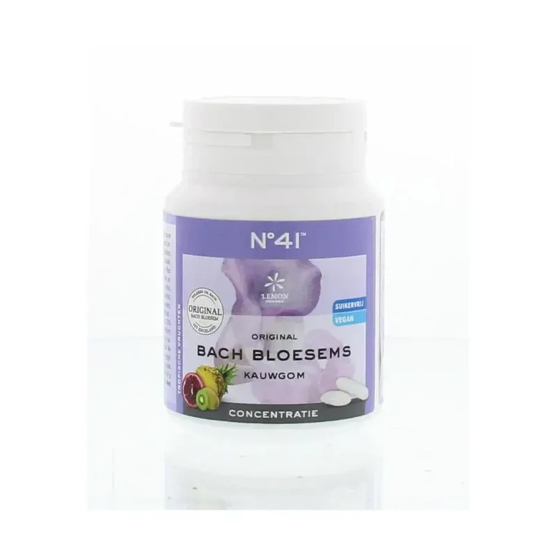 Lemon Pharma Bach Bloesem kauwgom nr. 41 concentratie 60 gram