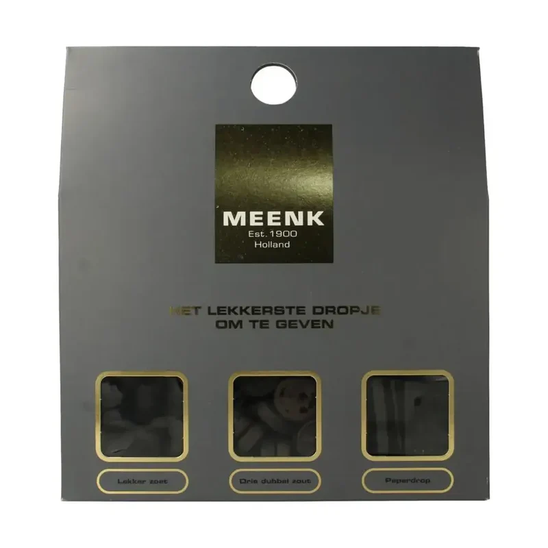 Meenk cadeau zoet, zout, peperig 4 stuks