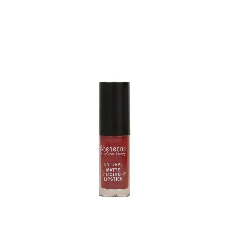 Benecos Lippenstift liquid mat bloody berry 5 ml