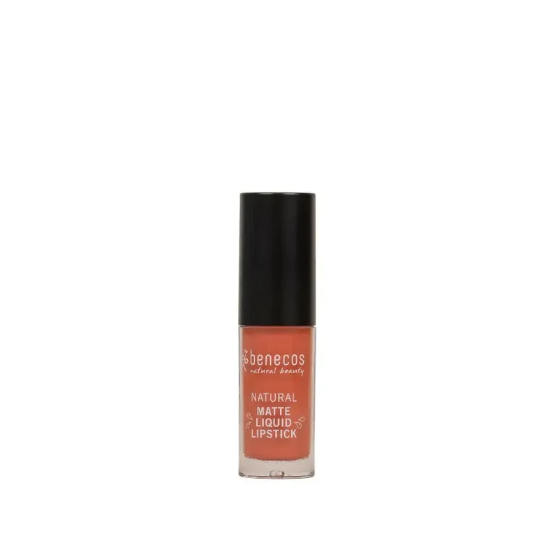 Benecos Lippenstift liquid mat coral kiss 5 ml