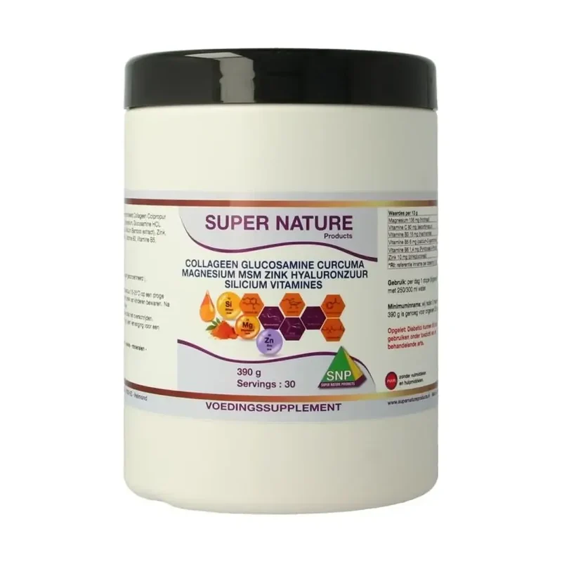 SNP Collageen glucosamine curcuma magnesium MSM 390 gram