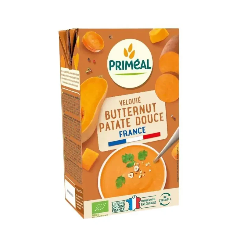 Primeal Soep flespompoen zoete aardappel 1 liter