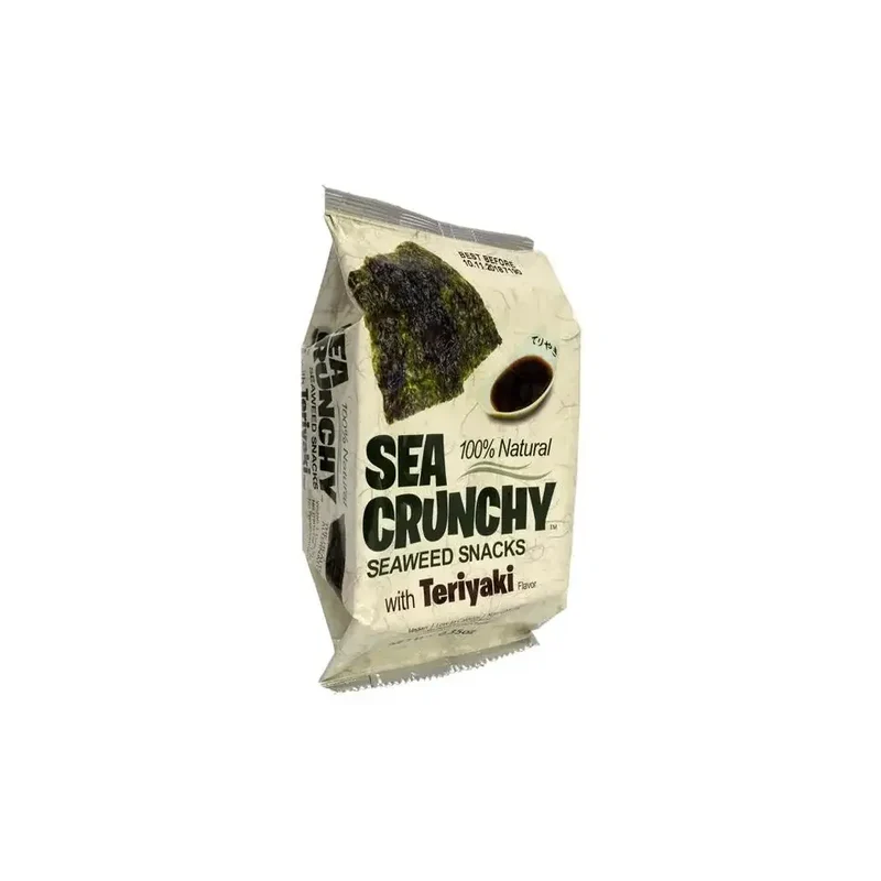 Sea Crunchy Nori zeewier snacks teriyaki 10 gram