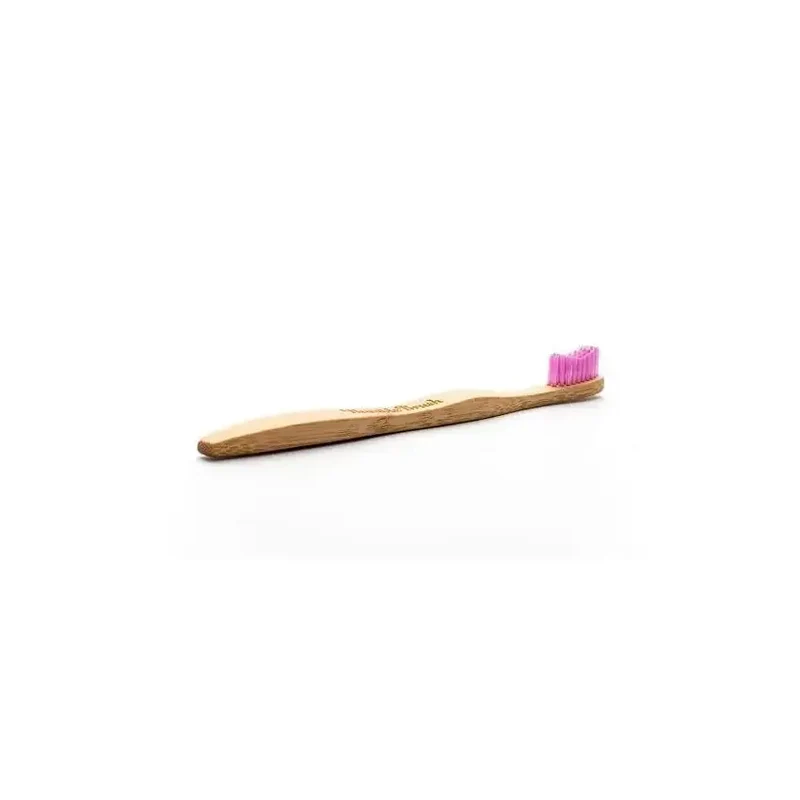 The Humble Co Tandenborstel bamboe adult roze brush soft
