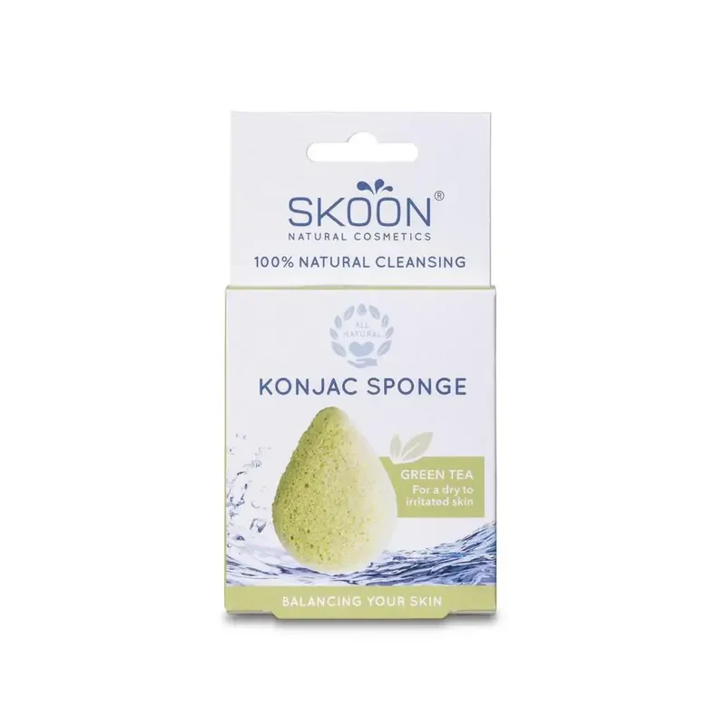 Skoon Konjac spons green tea