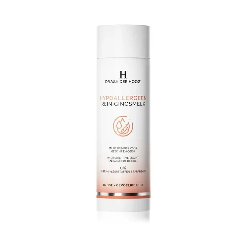 DR vd Hoog Reinigingsmelk sensitive hypo allergeen 200 ml