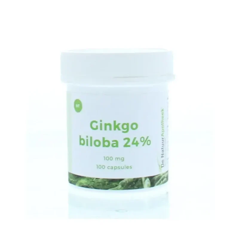 Natuurapotheek Ginkgo biloba 24% 100 capsules