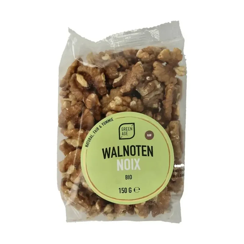 Greenage Walnoten raw 150 gram
