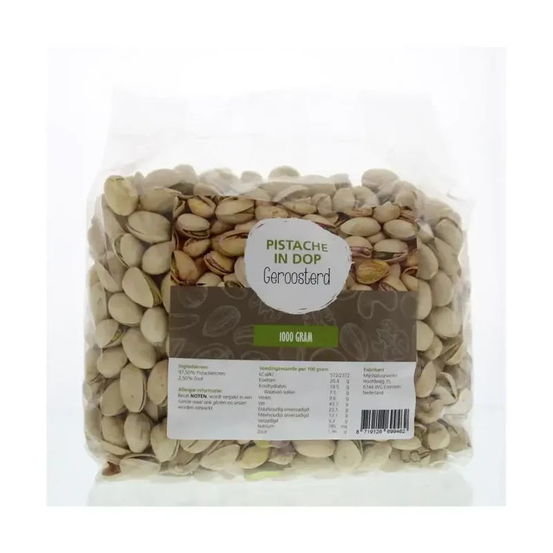Mijnnatuurwinkel Pistache in dop 1 kg