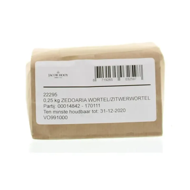 Jacob Hooy Zedoaria wortel/zitwerwortel 250 gram
