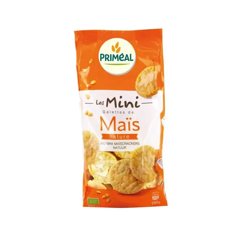 Primeal Mini maiswafels 150 gram