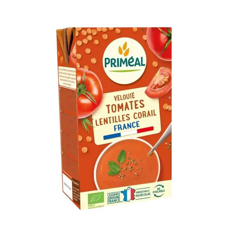 Primeal Veloute gebonden soep tomaat linzen 1 liter