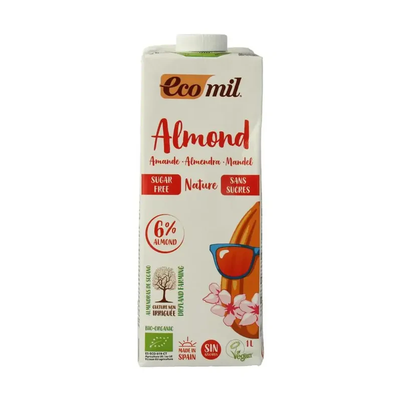 Ecomil Amandeldrank naturel 1 liter