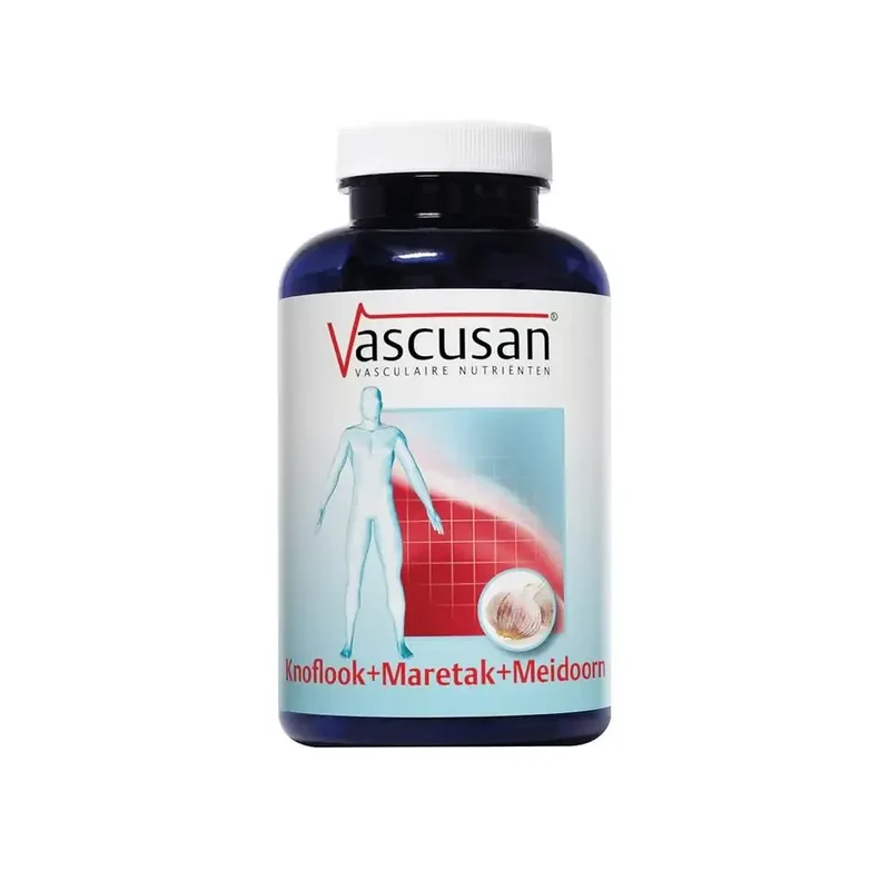 Vascusan Knoflook maretak meidoorn 240 capsules