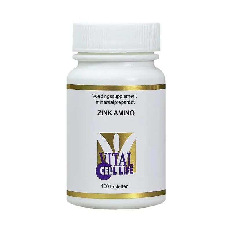 Vital Cell Life Zink amino 15 mg 100 tabletten