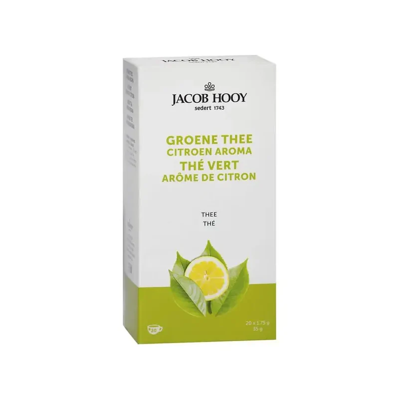 Jacob Hooy Groene thee citroen 20 zakjes