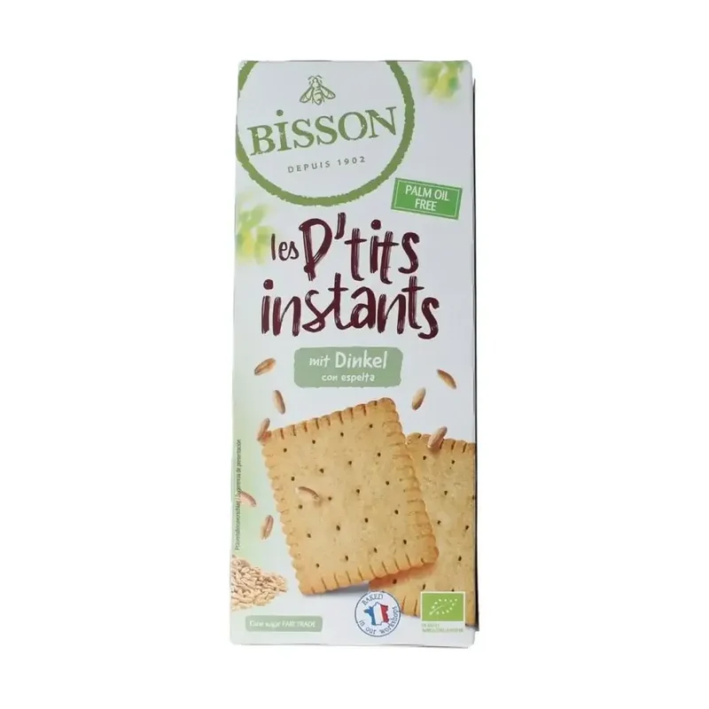 Bisson Les petits instants koekjes spelt biologisch 155 gram
