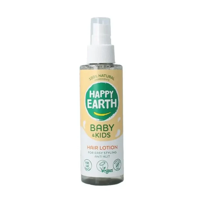 Happy Earth Hairlotion voor baby & kids 200 ml