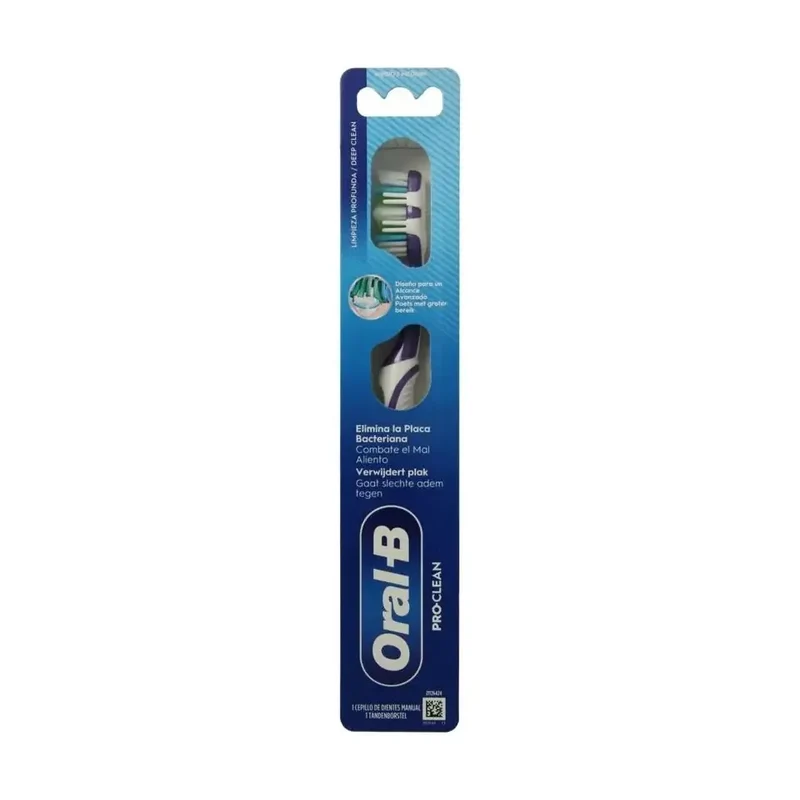 Oral B Pro 1 clean black handtandenborstel