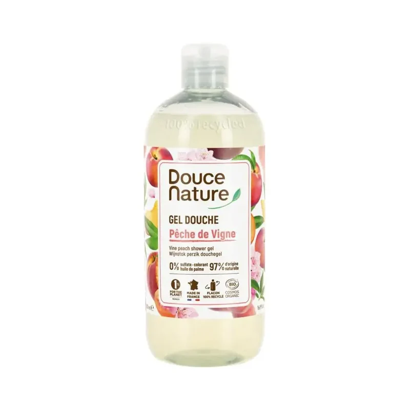 Douce Nature douchegel perzik 500 ml