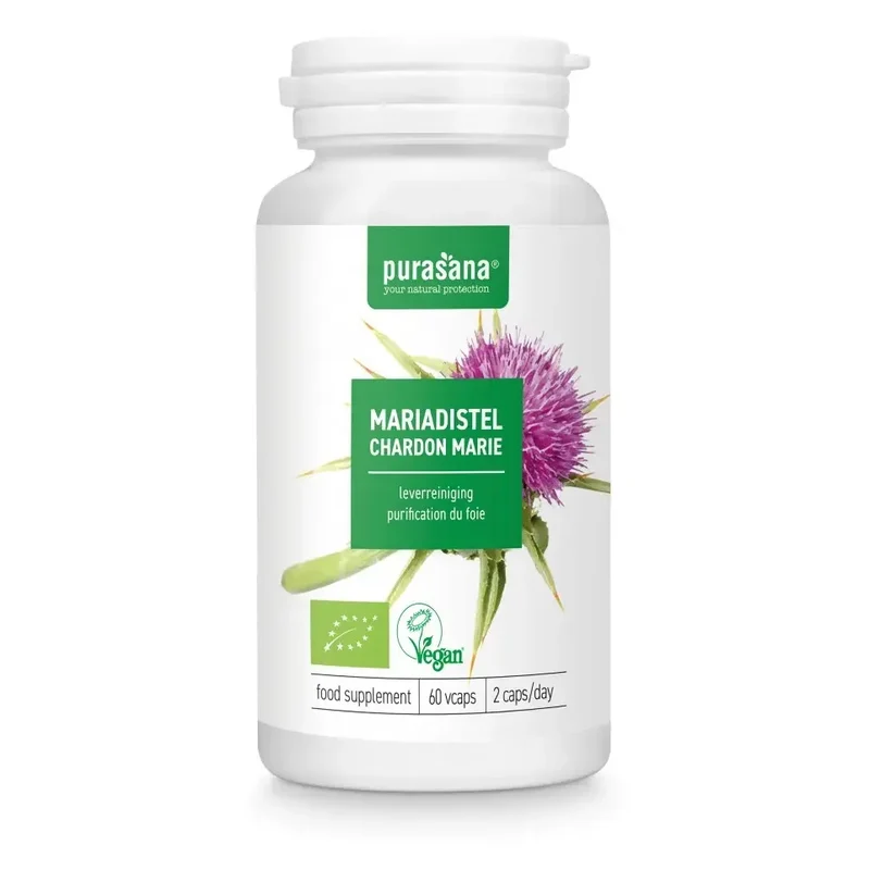 Purasana Mariadistel extract 60 mg 60 vcaps