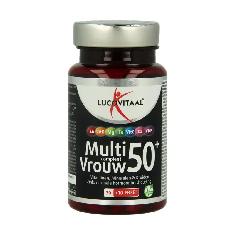 Lucovitaal Multi compleet vrouw 50+ 40 tabletten