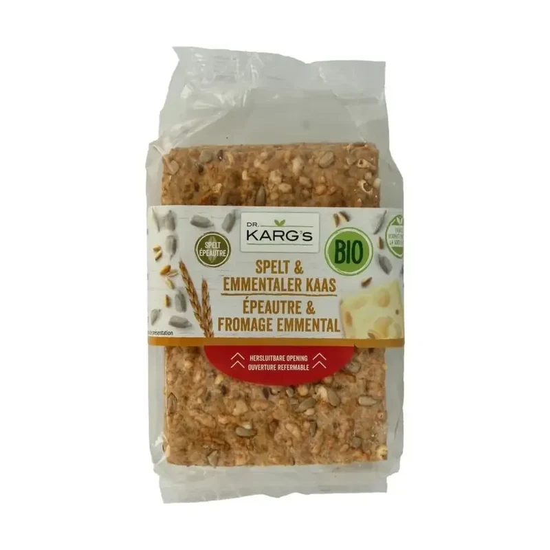 Dr Karg Spelt met emmenthaler 200 gram