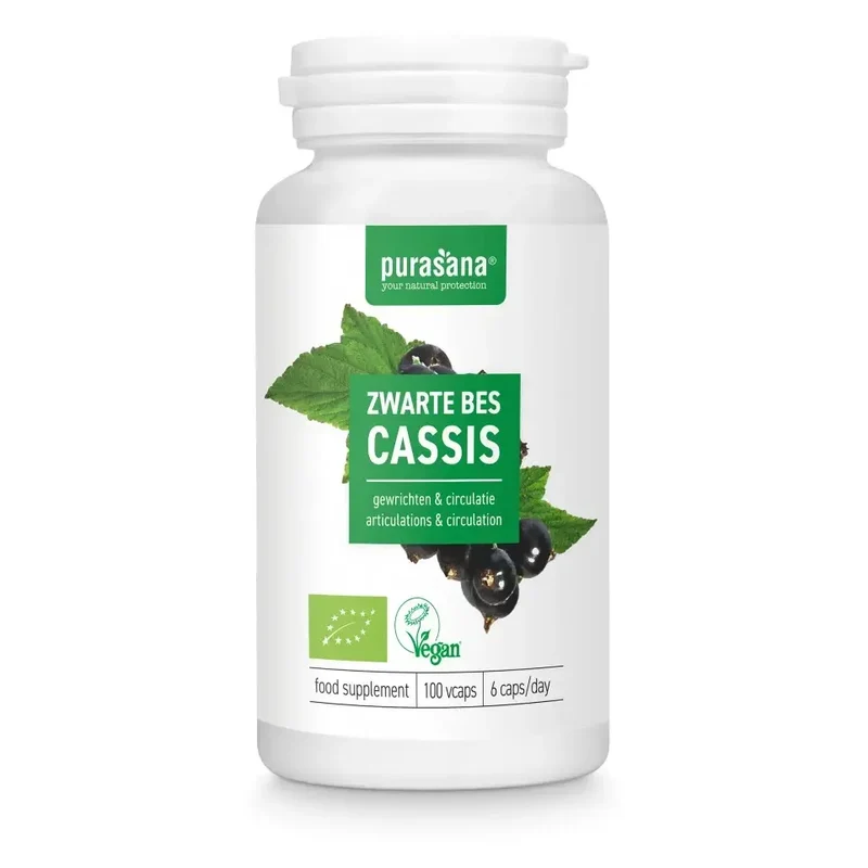 Purasana Bio zwarte bes 300 mg 100 vcaps