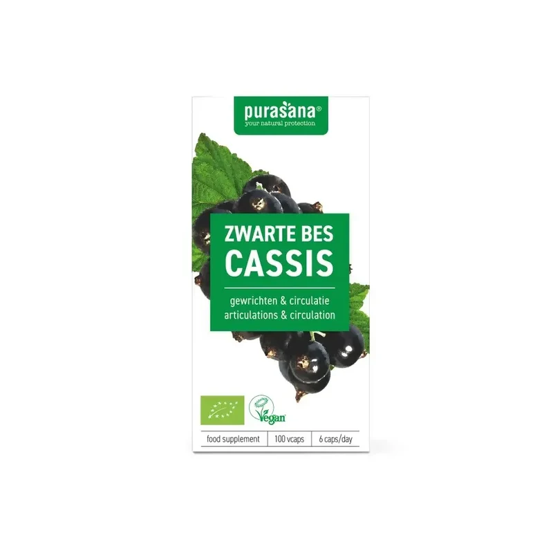 Purasana Bio zwarte bes 300 mg 100 vcaps