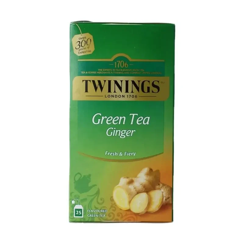 Twinings The vert gingembre 25 stuks