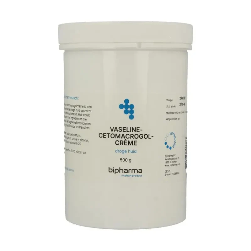 Bipharma Vaselinecetomacrogolcreme 500 gram