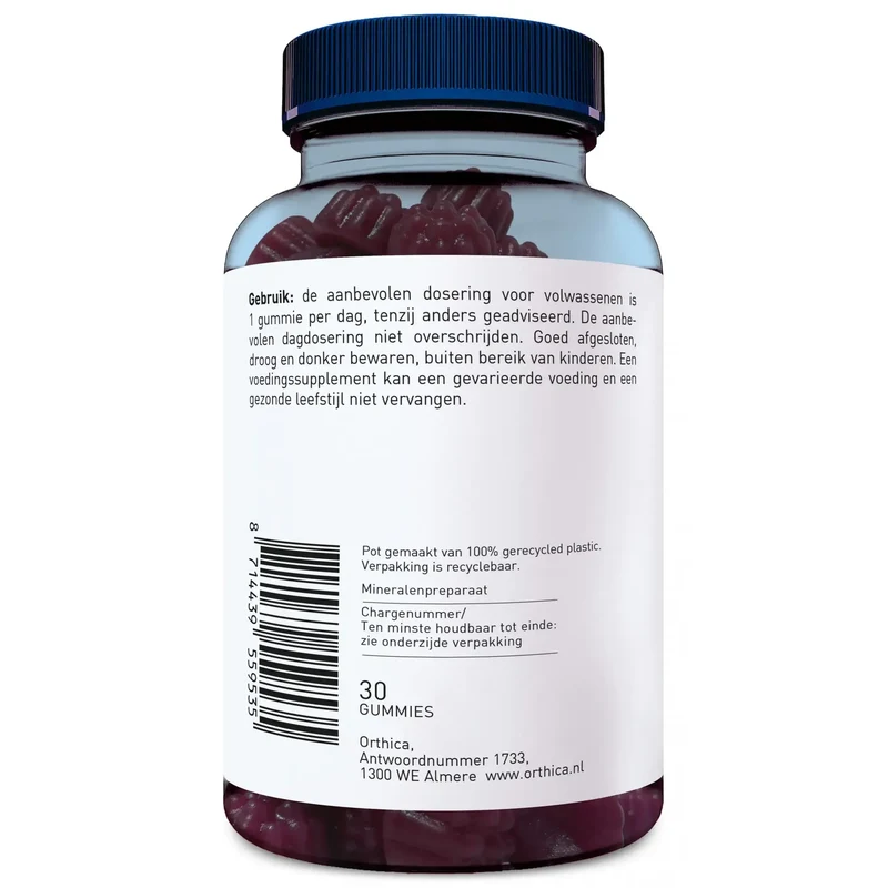 Orthica Magnesiumcitraat 150 30 gummies