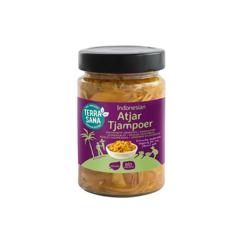 Terrasana Indonesische Atjar Tjampoer bio 300 gram