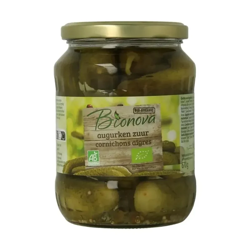 Bionova Augurken zuur 670 gram